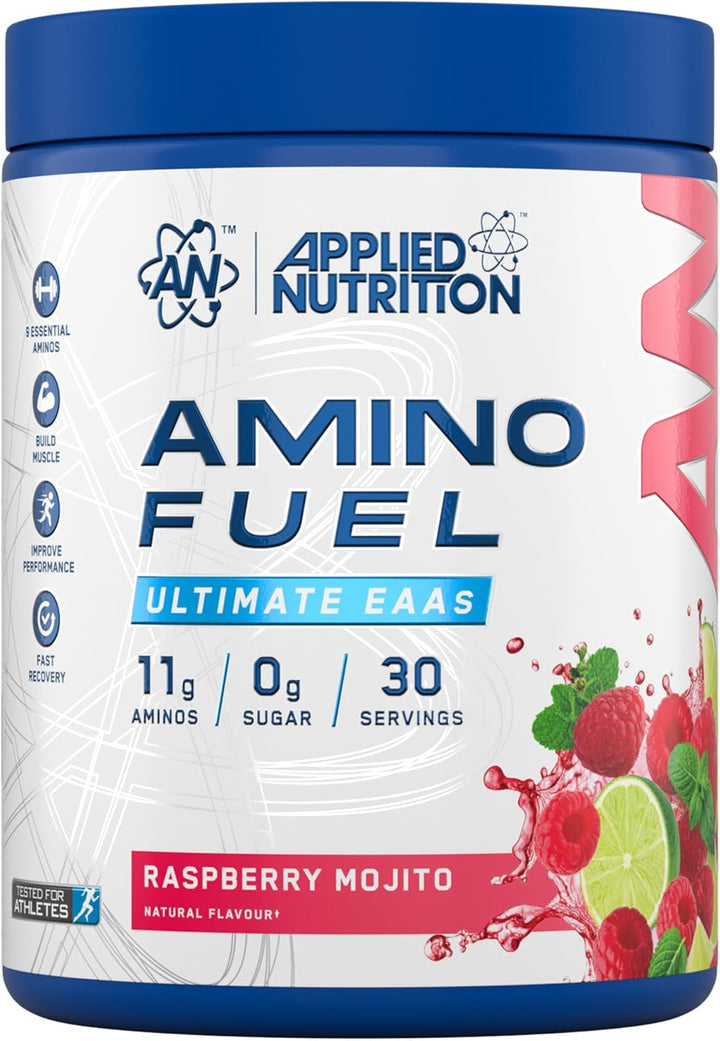 Amino Fuel - Amino Acids Supplement, EAA Essential Amino Acids Powder, Muscle Fuel & Recovery (390G - 30 Servings) (Fruit Burst) (New)