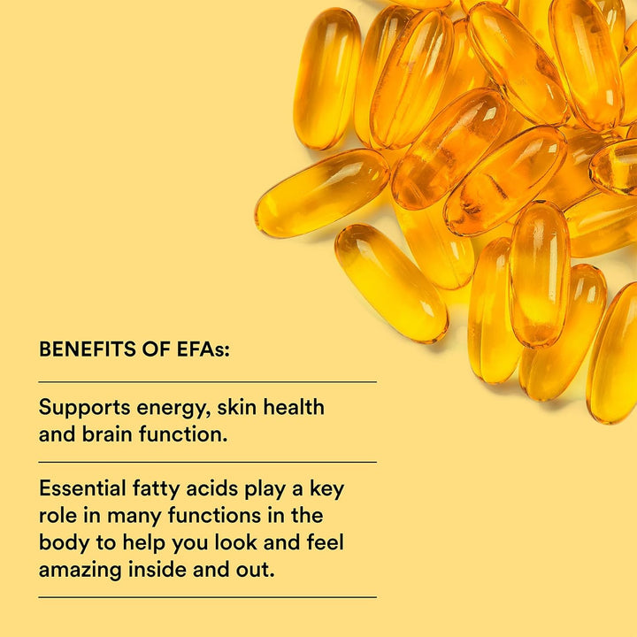 Ultimate Oil Blend Capsules - Vegan Omega 3 6 9 from Cold-Pressed Plant Oils - Flaxseed, Evening Primrose, Sunflower - Heart, Brain, Skin, Hormone Support - 60 Capsules – 30 Servings