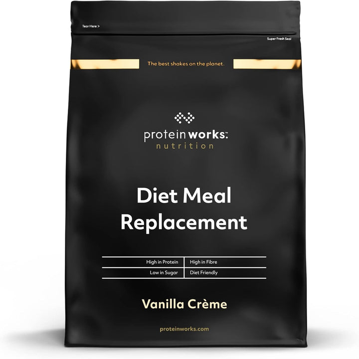 Protein Works - Diet Meal Replacement, Chocolate Silk, Nutrient Dense Complete Meal, Immunity Boosting Vitamins, Affordable, Healthy and Quick, 14 Meals, 1Kg