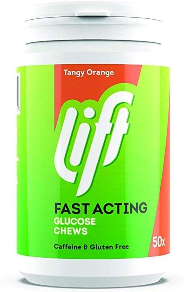 Lift Tangy Orange Fast-Acting Glucose 50 Tablets (Pack of 3)