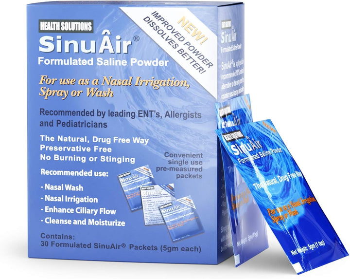 Sinuair Nasal Irrigation Salt - 30 X 5G Sachets