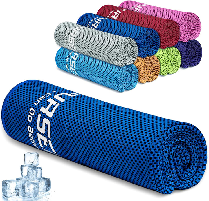 Cooling Towel, Cooling Towels for Neck,40 Inch X 12 Inch Ice Towel for Instant Cooling Relief, Soft Breathable Chilly Towel, Perfect Yoga, Golf, Sports, Gym, Workout, Athletes Towel