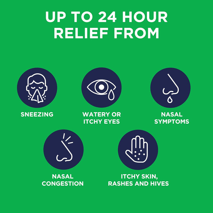 Hayfever & Allergy Antihistamine Tablets, Allergy Relief, Cetirizine, 14S