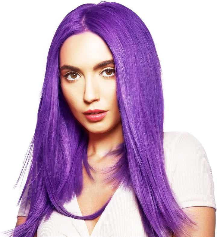 Colour-Freedom 150Ml Mystic Purple Semi-Permanent Hair Colour - Ultra-Vibrant Vegan Friendly Colour Mask with Shine Booster Complex - Ammonia Free Colour Lasts up to 6-10 Washes