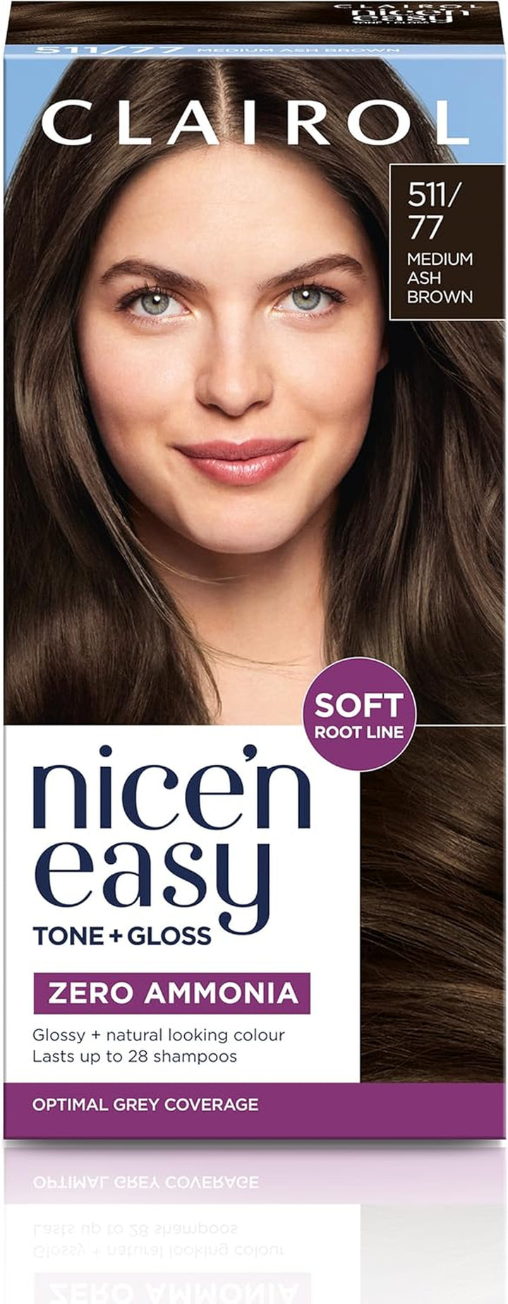 Nice'N Easy Tone+Gloss Semi Permanent Hair Dye - 500/765 Medium Brown