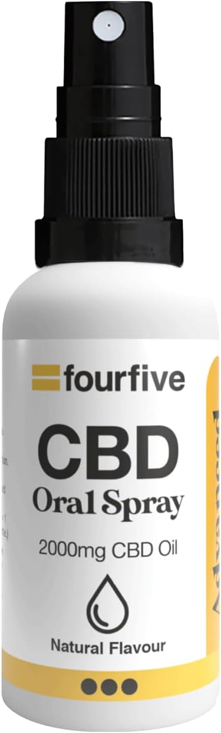 CBD Oil Spray - 2000Mg Advanced Strength CBD for Sports Performance, Mental Wellbeing & Improved Sleep, Unflavoured, Natural & Vegan Friendly, 30Ml