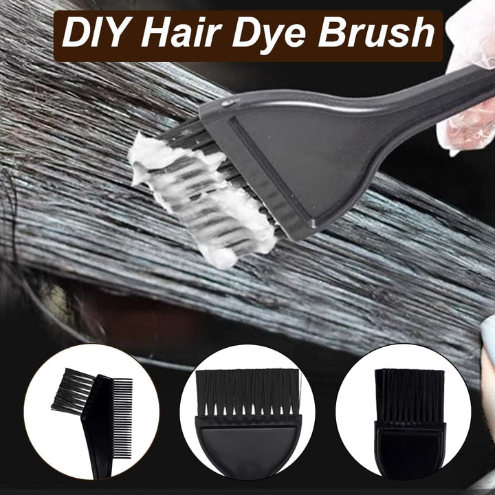 Hair Coloring Brush, 4 Pcs Hair Dye Brush, Hair Dye Brush Set, Hair Dyeing Comb Brush, Applicator Tools, for DIY Hair Coloring