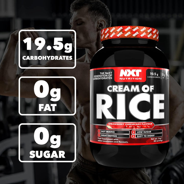Cream of Rice 2Kg - 80 Servings (Strawberry Cheesecake)