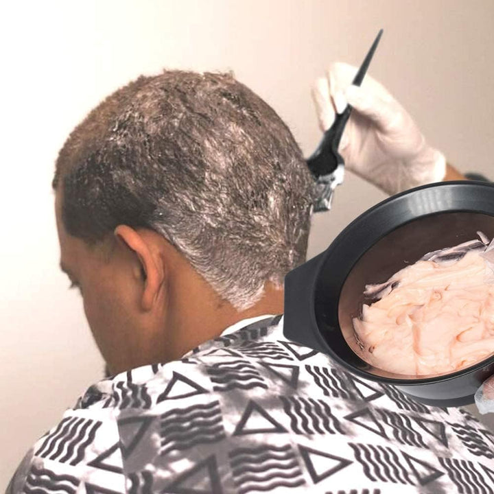 Hair Dye Set Colouring Tint Tool Brush Kit and Bleach Mixing Bowl Set Double-Sided Colouring Comb and Bowl Set Kit Diy Salon Professional Hairdressing & Highlighting Kit for Men Women & Girls (4 PCS)