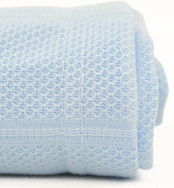 Heavyweight Thermal Throw Blanket Blue Single Bed 180Cmx210Cm as Used by Hospitals