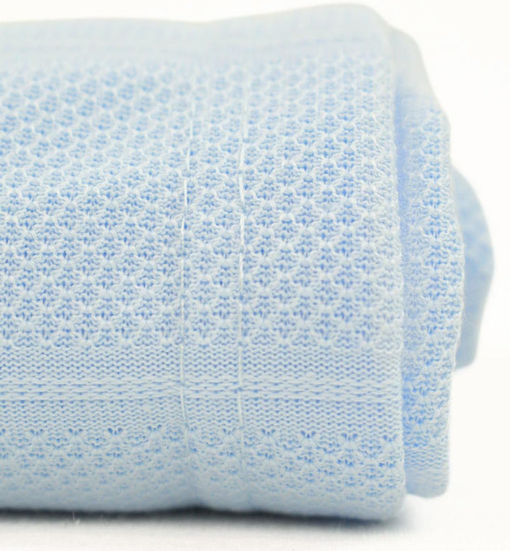 Heavyweight Thermal Throw Blanket Blue Single Bed 180Cmx210Cm as Used by Hospitals