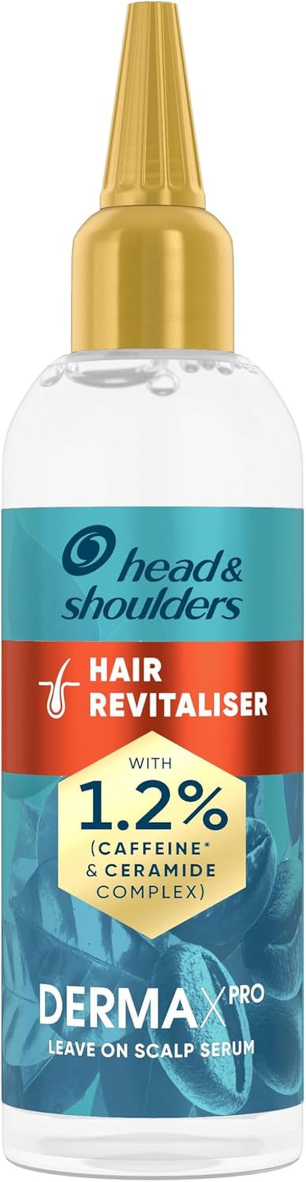 Hair Growth Serum, Dandruff Scalp Treatment, Dermaxpro, Leave-In Conditioner, Helps Support Hair Growth, Niacinamide & Caffeine, for Dry Scalp and Thinning Hair, 145Ml