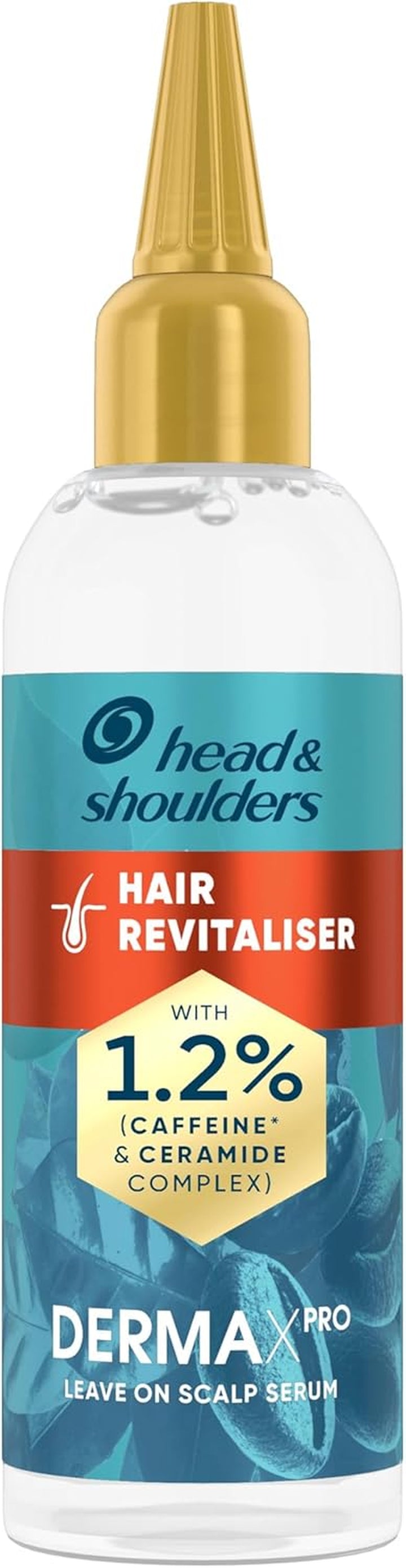 Hair Growth Serum, Dandruff Scalp Treatment, Dermaxpro, Leave-In Conditioner, Helps Support Hair Growth, Niacinamide & Caffeine, for Dry Scalp and Thinning Hair, 145Ml