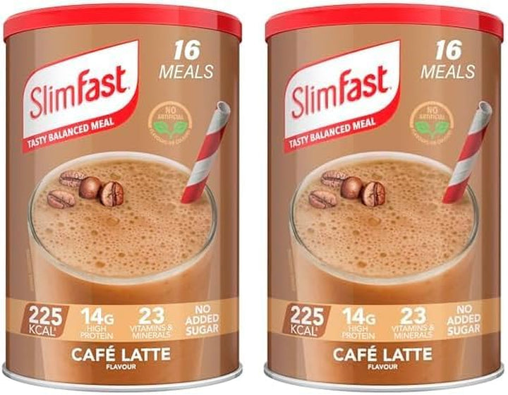 Meal Replacement Shake Weight Loss & Balanced Diet, Vitamins and Minerals, Low Calorie, High Protein, Strawberry Flavour, 16 Servings, 584 G, Packaging May Vary