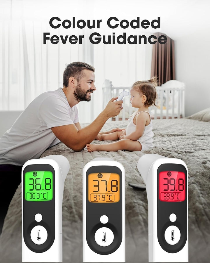 TH1 Thermometer - MHRA Registered - NHS Supplier - In-Ear, Forehead, Non-Touch & Baby Modes - CE Approved - Clinically Validated Infrared Thermometer for Newborn, Baby, Kids, Children & Adults