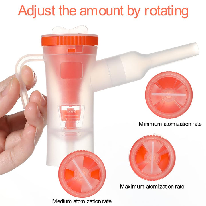 Nebulizer Replacement Parts for Adults Portable Nebuliser Accessories Kit Mask Tubing and Mouthpiece for Home Travel