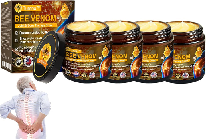 Turonu Bee Venom Treatment Cream, Professional Joint & Bone Therapy Crem,Turonu Bee Venom Repair Cream for All Skin Types (2)