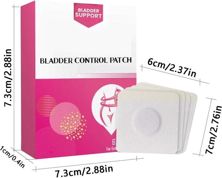 6/12/18Pcs Bladder Control Tablets, Bladder Support, Bladder Health Patch,Women Urine Leakage Patch,Urinate Relief for Men and Women,Postpartum Inconti/Nence Control Pa/Tch (18Pcs)