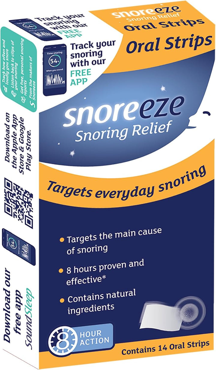 Anti-Snoring Throat Spray - Effective Snoring Aids for Men & Women - Fast Acting Lubricating Thermo Gel - Snore Stopper to Use with Mobile App - 23,5Ml, 50 Nights Use