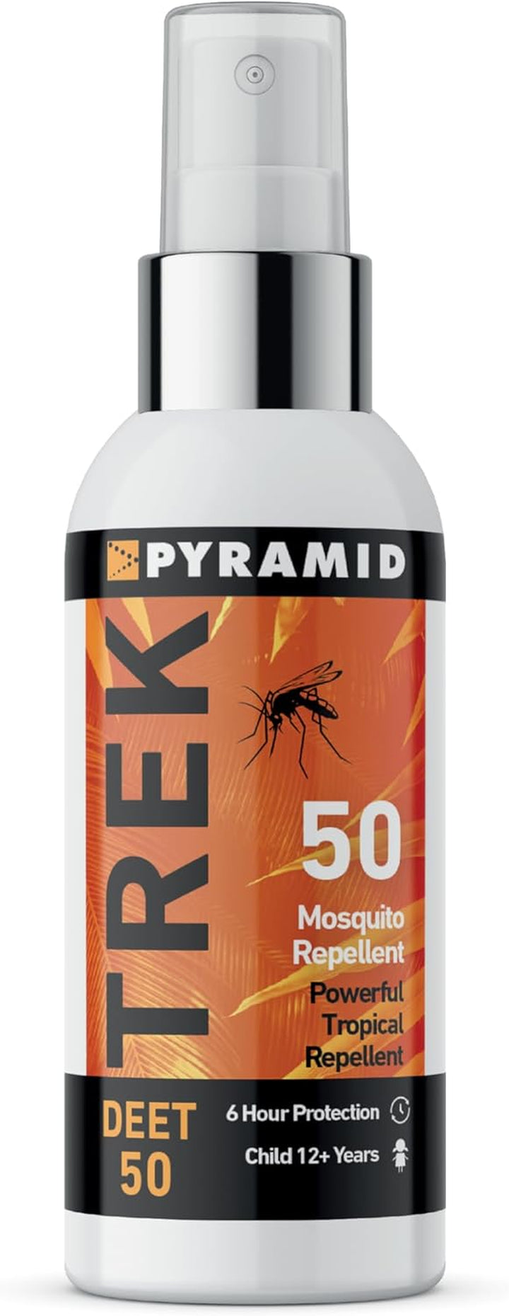 Trek 50 Insect/Mosquito Repellent Deet Spray (2 Bottles, 100Ml)