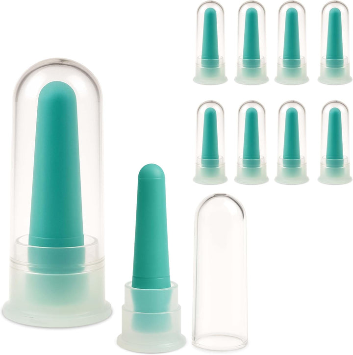 | Contact Lenses Applicator & Remover Tool with Storage Case | 1PC Green Silicone Lens Inserter with Suction Holder for Coloured Contact Lenses