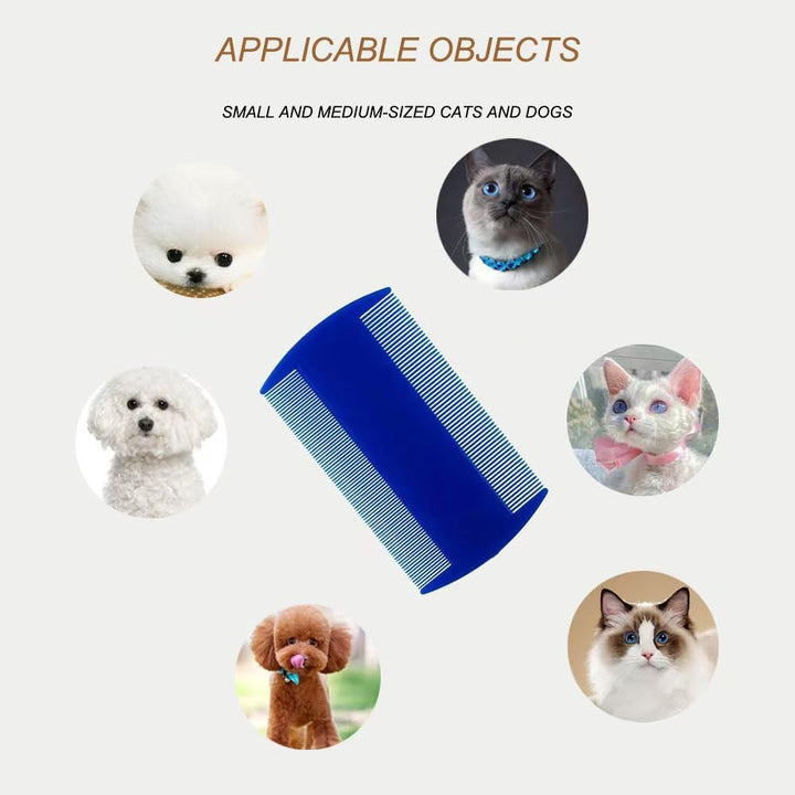 Lice Comb, 3 Pcs Lice Combs, Double Sided Lice Combs, Stainless Steel Tooth Comb, Lice Removal Combs