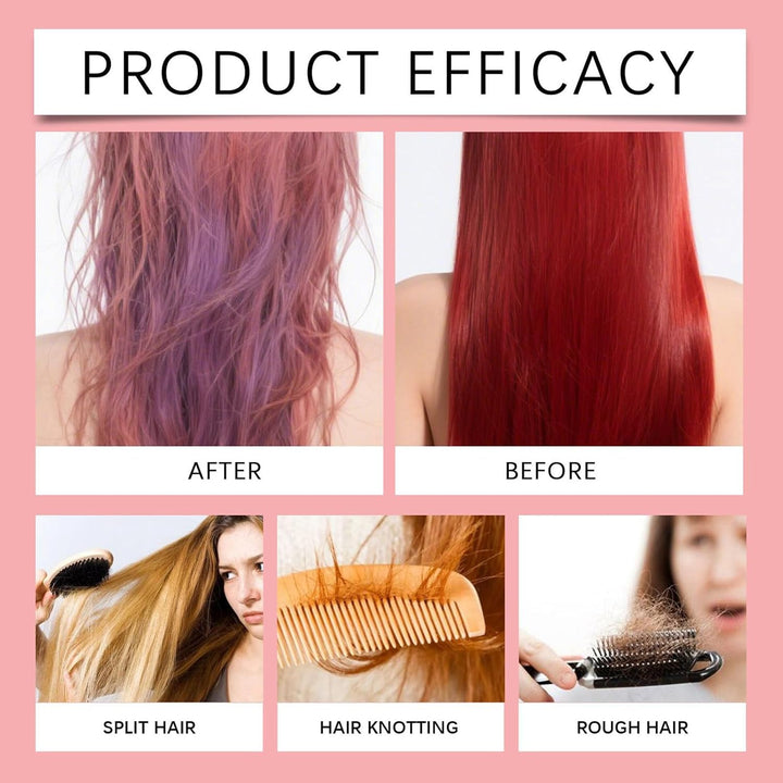 Red Hair Maske, Color Depositing Red Hair Maske, Colour Protect Conditioner, Repair and Enhances Reds Tones for Color-Treated Hairs, Refreshes Colors & Tone