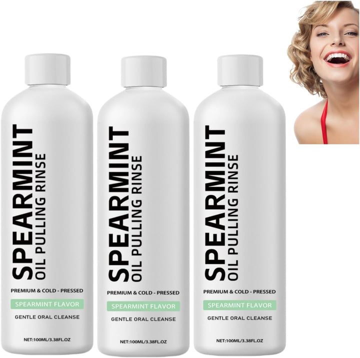 White Oil Mouthwash, Peppermint Oil Mouthwash, Deep Cleaning, Gentle and Effective, Suitable for Teeth and Gums