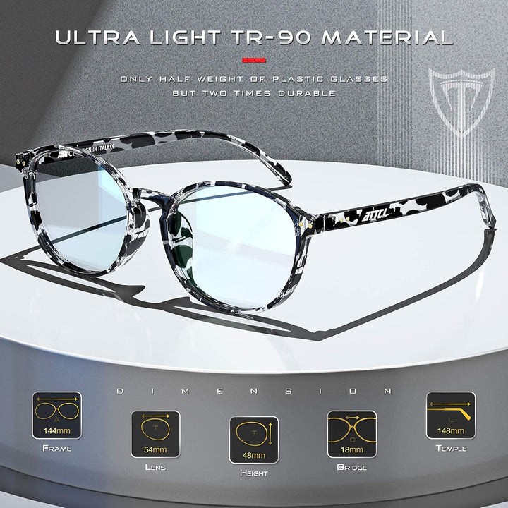Unisex Blue Light Blocking Glasses Women Men for Reduce Headache anti Eye Fatigue TR90 Frame