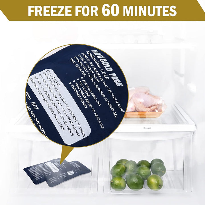Ice Packs for Injuries Reusable(3 Piece Set),Gel Hot & Cold Ice Packs,Joint Pain, Muscle Pain, Ice Packs with Adjustable Straps, Treat Arms, Shoulders, Knees, Legs Back and More
