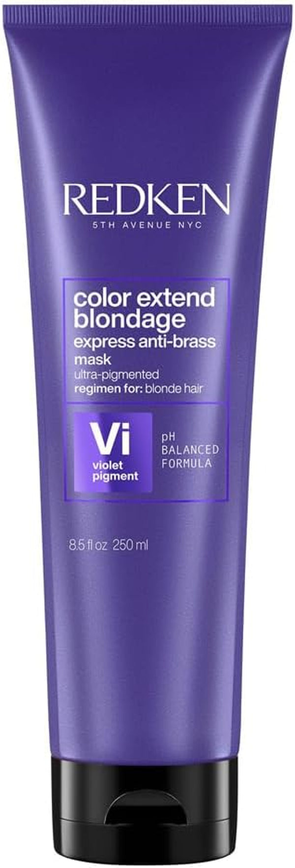 | Hair Mask, for Blonde Hair, Violet Pigment, Reduces Brassiness, Color Extend Blondage Express Anti-Brass, 250 Ml