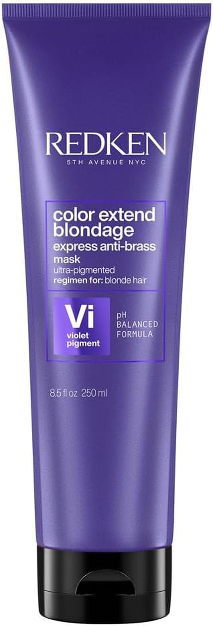| Hair Mask, for Blonde Hair, Violet Pigment, Reduces Brassiness, Color Extend Blondage Express Anti-Brass, 250 Ml