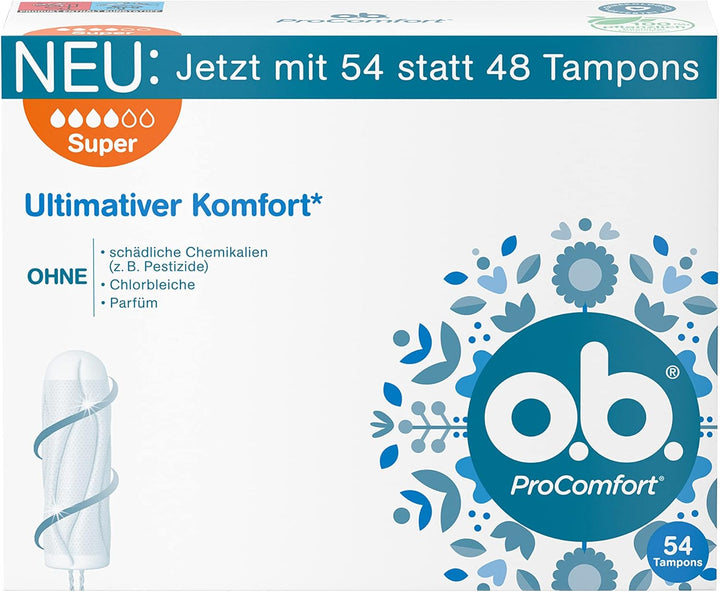 Procomfort Super Tampons (54 Pcs.)