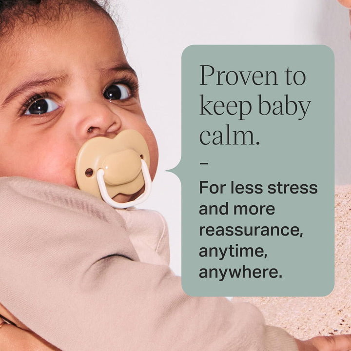 Anytime Soothers, 0-6M, 6 Pack, Symmetrical Teat Sits Anyway Up, Bpa-Free Silicone Dummy, Orthodontic Design