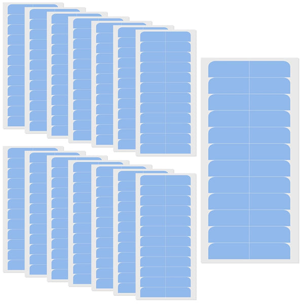 180 Pcs Hair Extension Tape Taps, Double Sided Adhesive Hair Extension Tape Replacement (Blue)