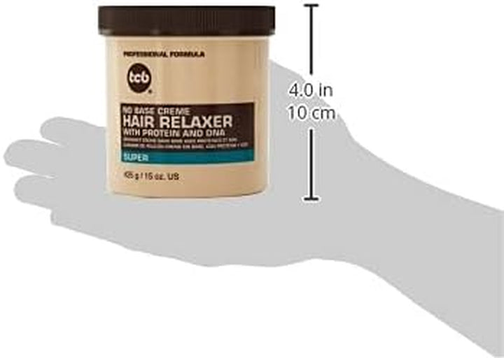 No Base Creme Hair Relaxer with Protein and DNA Super 15.Oz