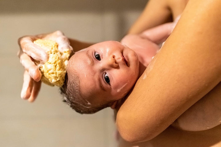 Real Sea Sponges for Babies - 6 Pk Bath Care Set, Gentle, Kind on Skin, for Bathing Washing Body Eyes, Ears Nose, Also for Newborn Toddler Kids; Baby Shower Spa Gift by