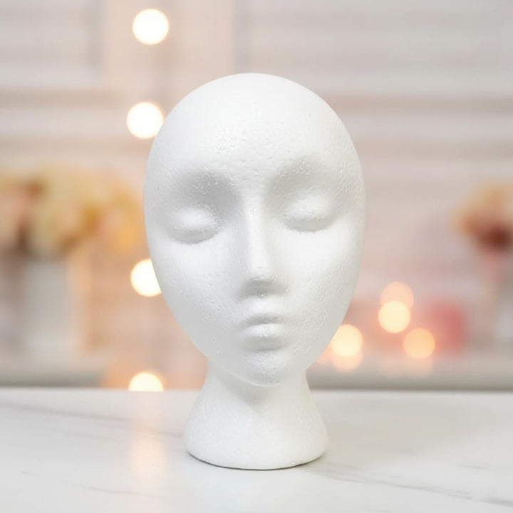 Ican Foam Wig Head ,Female Mannequin Wig Holder Stand Small