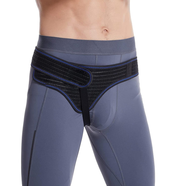 Hernia Belt Truss for Men and Women Left or Right Side Supportive with Removable Compression, Femoral, Comfortable Adjustable Waist Strap Guard