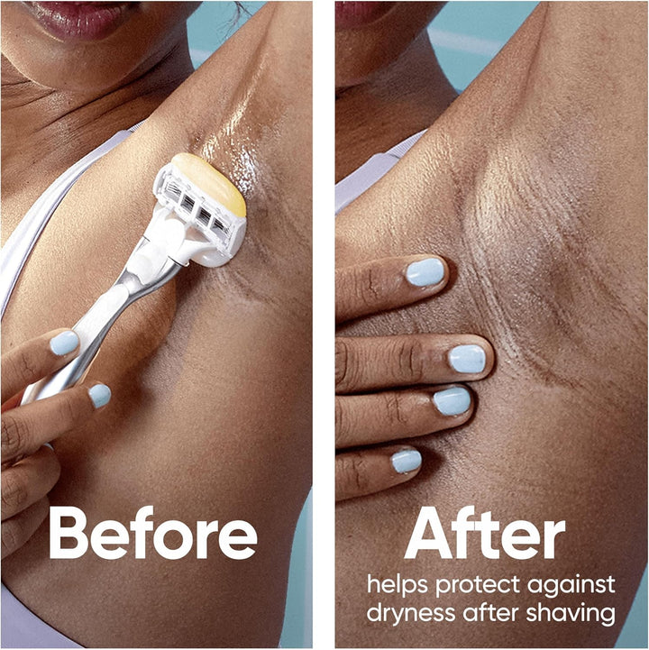 Pro Comfortglide Coconut Scented Women’S Razor with Olay Moisturiser, 1 Refill Razor Cartridges, Reusable Metal Handle and Shower Holder