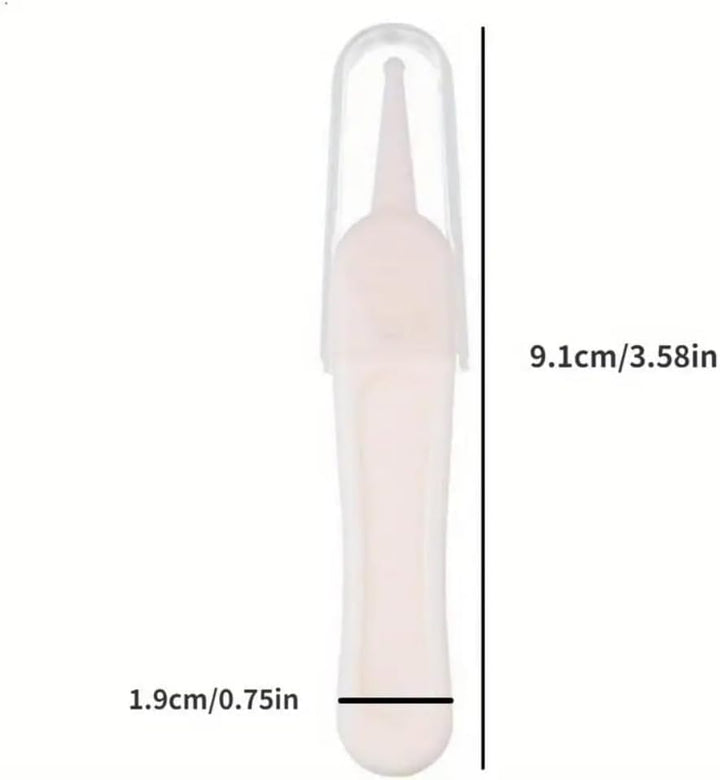 3 PCS Baby Nose Cleaning Tweezers - Gentle Safety Tweezers for Newborns & Infants | Rounded Tip Nasal Cleaning Tool Set for Safe Mucus Removal