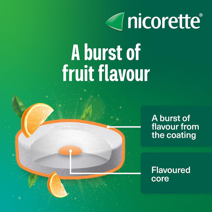 Fruit 2Mg Lozenge, 160 Pieces (4 X 40 Packs), Effective and Discreet Stop Smoking and Stop Vaping Aid, Nicotine Lozenges with Dual-Layer Fruity Flavour Release (Quit Smoking or Vaping)