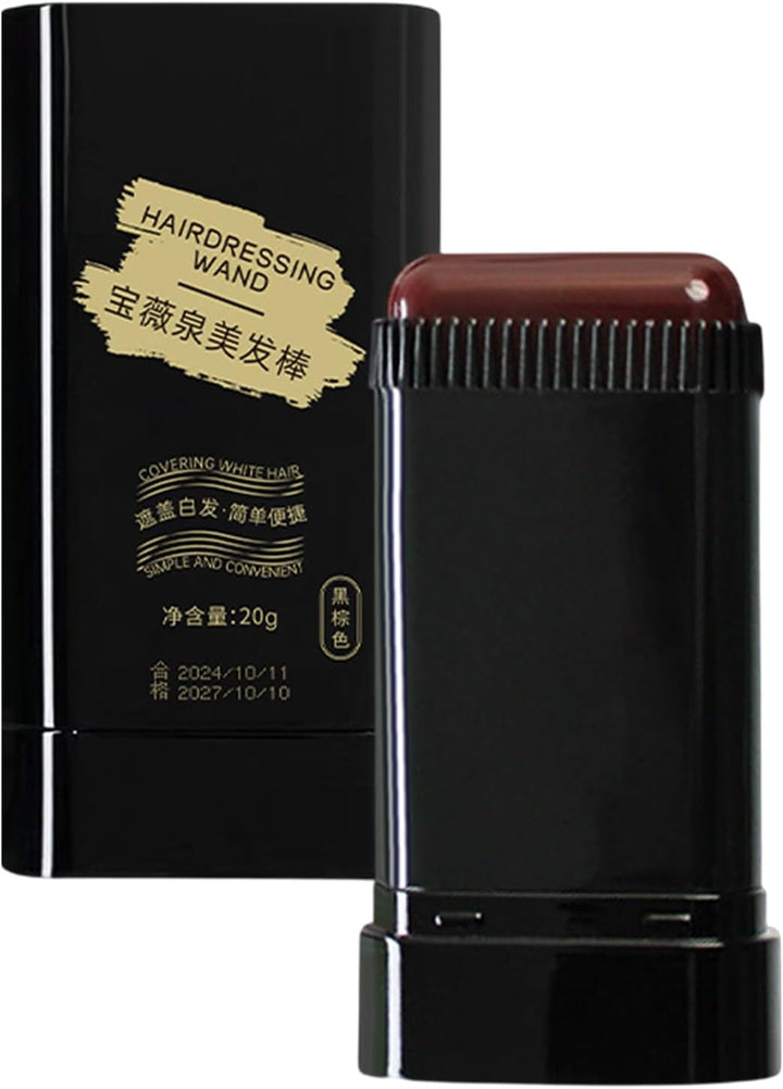 Safe and Convenient Comb Hair Dye, Upgraded Waterproof and Sweat Proof Hair Dye Stick, Ha-Ir D-Ye Concealer for Instant Gray Hairs Coverage, Portable Black D-Ye with Comb Applicator for Men Women