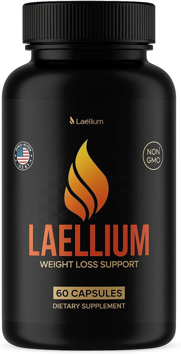 Laellium - Weight Management Capsules - Natural Ingredients - 60 Capsules/