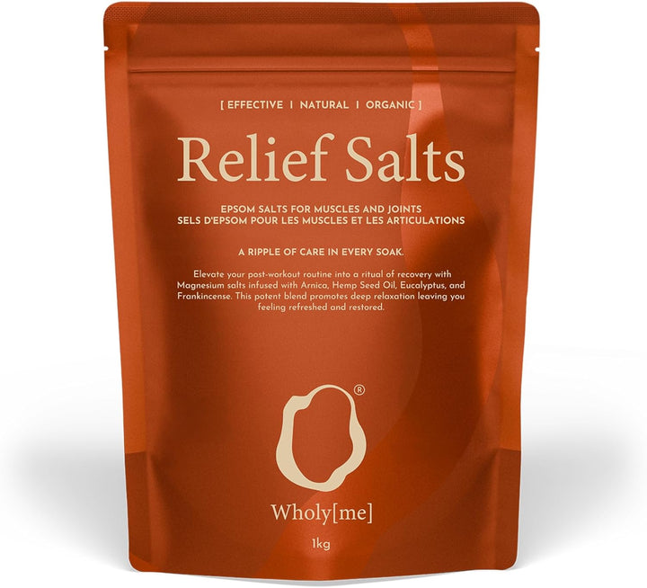Epsom Salt Bath Salts - Natural Bath Soak for Muscle and Joint Recovery - Made in the UK - Arnica, Frankincense and Eucalyptus Essential Oil - Great for Post Workout and Relaxation - 200G