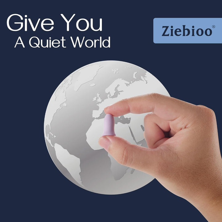 𝐓𝐎𝐏 𝟐𝟎𝟐𝟒  Super Soft Foam Ear Plugs for Sleep, Ergonomic Design, 36Db SNR Noise Cancelling Hypoallergenic Earplugs for Snoring Blocking, Flying, Studying, Work