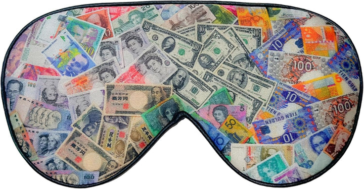 100% Silk Sleep Mask with Adjustable Strap,Comfortable and Super Soft Eye Mask Ultimate Sleeping Aid,Blindford Golden Moon