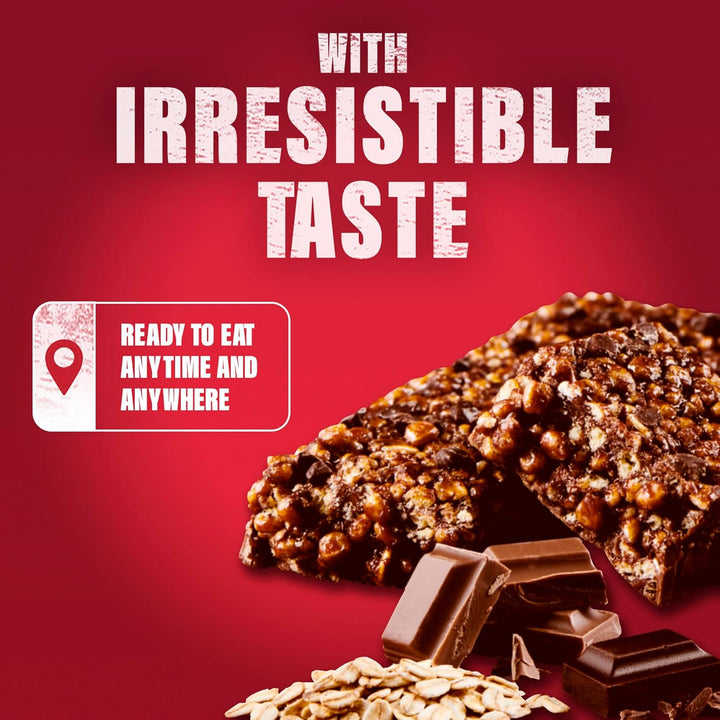 Tasty Balanced Meal Bar, Low Calorie Replacement Bars for Weight Loss and Diet, High Protein, Healthy Snacks for Adults with 23 Vitamins and Minerals, Choc Chip Flavour, Multipack, 16 X 60 G