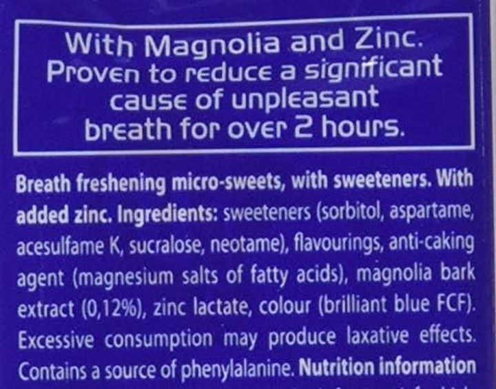 Sugar Free Mints – 2 Hour Clean Breath, 50 XXL Peppermint Flavour - 12 Tins