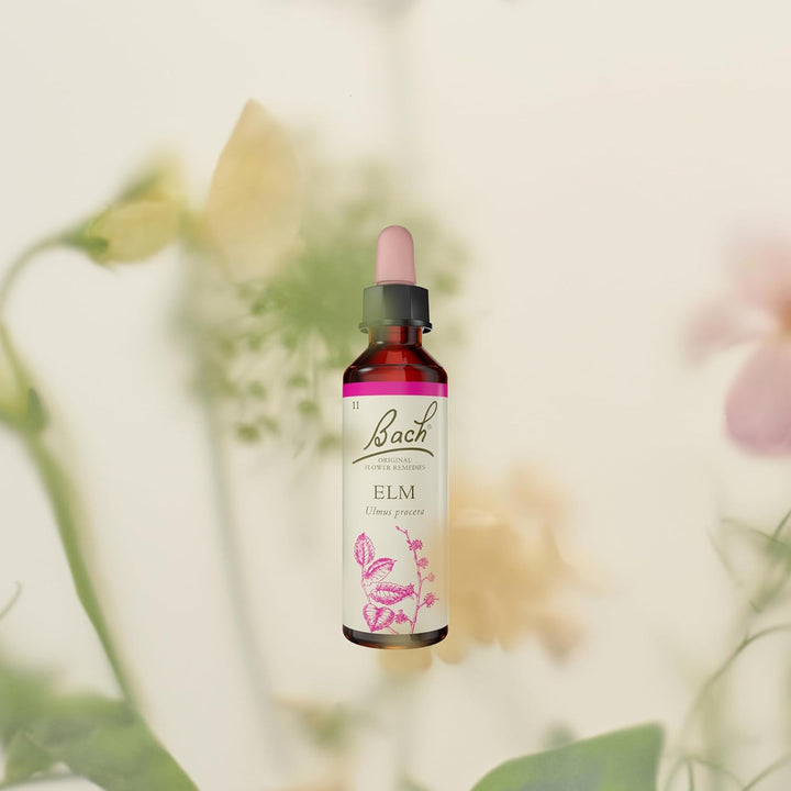 Bach Original Flower Remedies (Elm) Find Joy & Hope, Be Efficient, Emotional Wellness, Natural Flower Essence, 20Ml